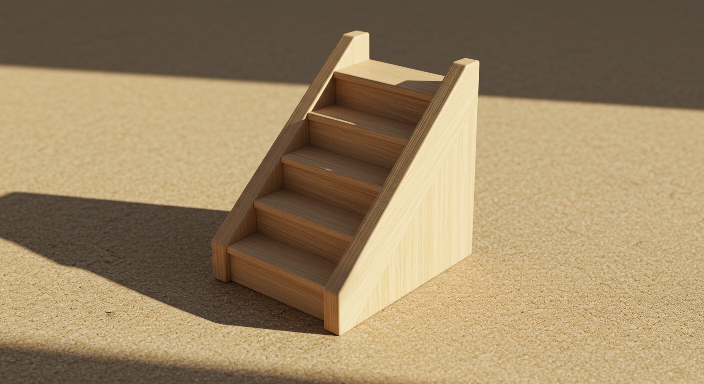 Малая деревянная лестница