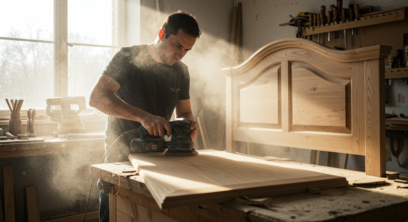 Изготовление декора из дерева для спальни