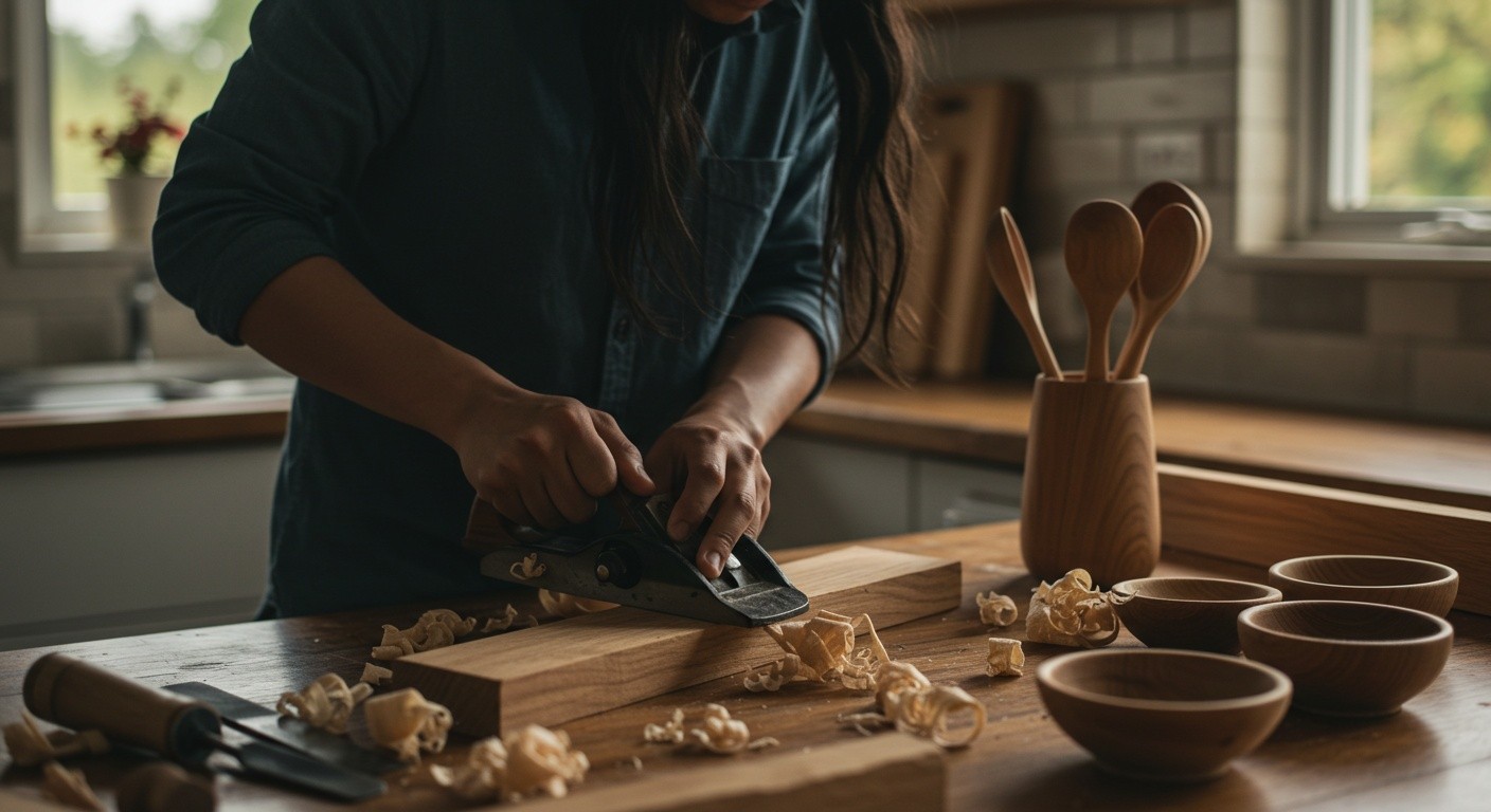 Изготовление декора из дерева для кухни