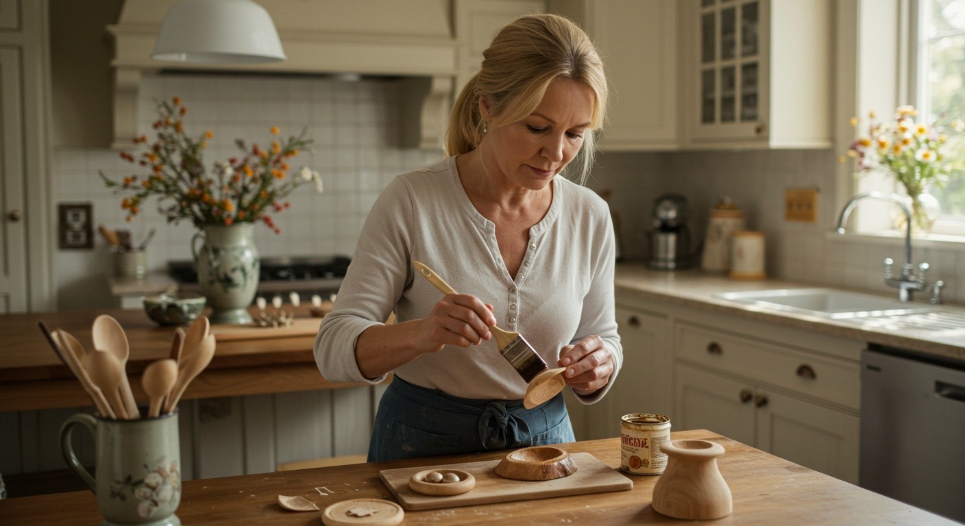 Деревянный декор для кухни