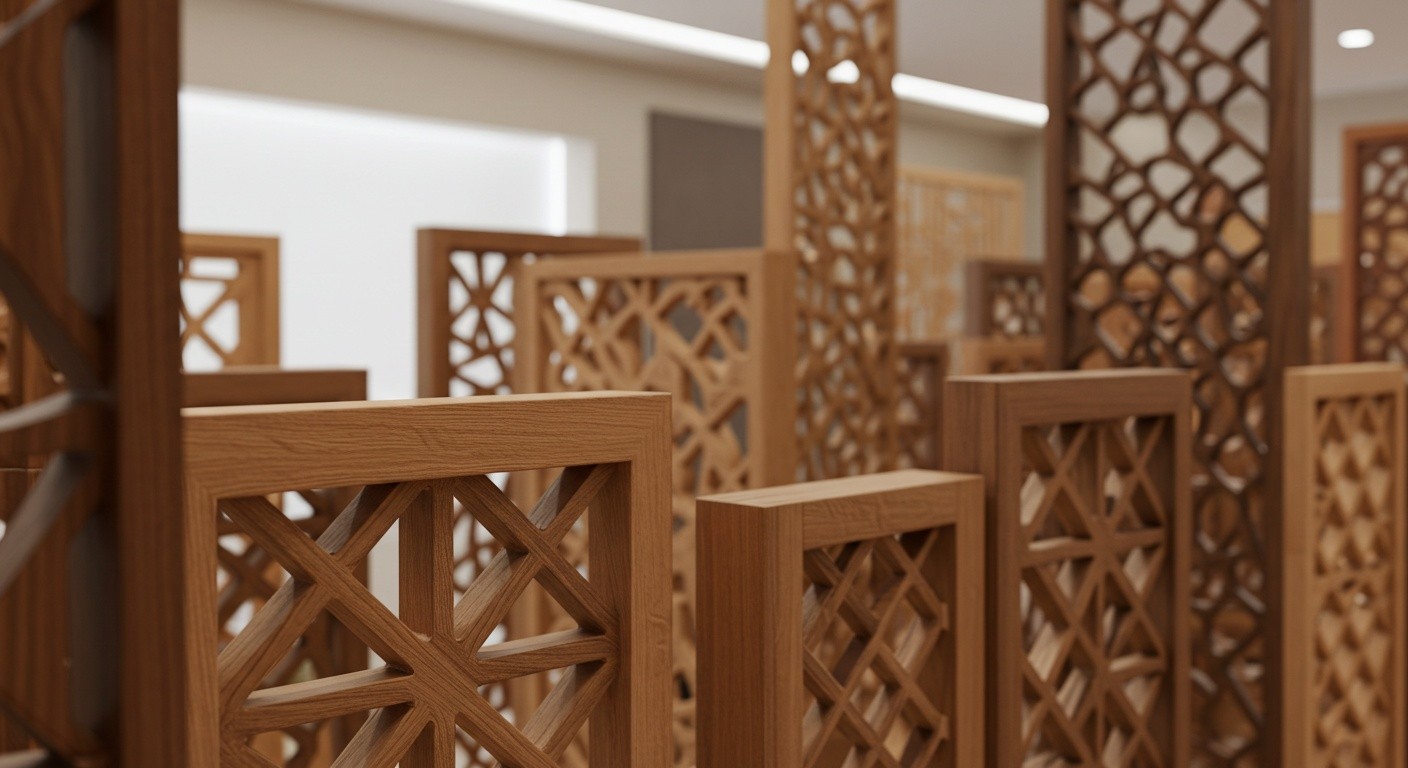 Декоративные элементы для перегородок из дерева