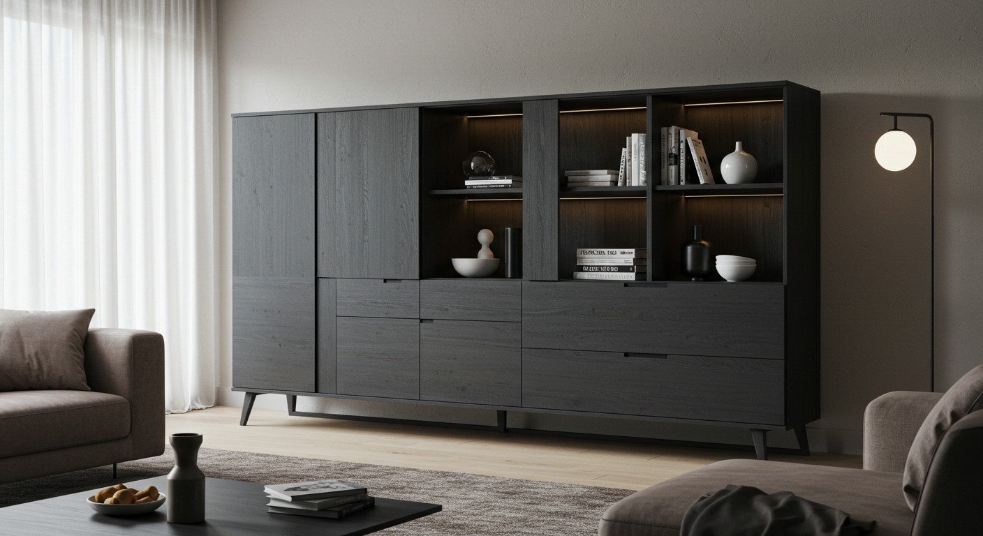 Корпусная мебель для гостиной тумбы