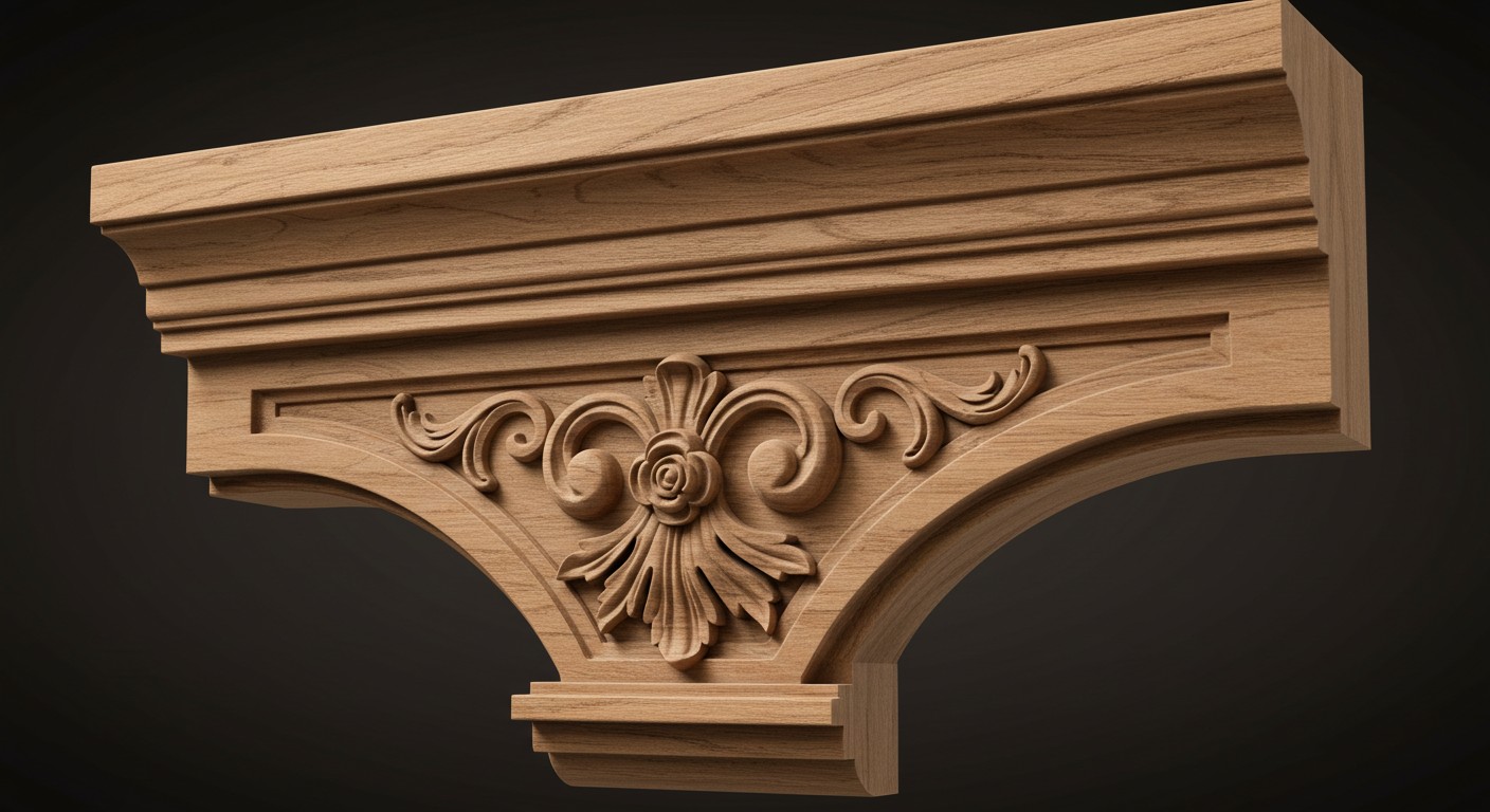 Декоративные элементы из дерева для карнизов Декоративные элементы из дерева для карнизов