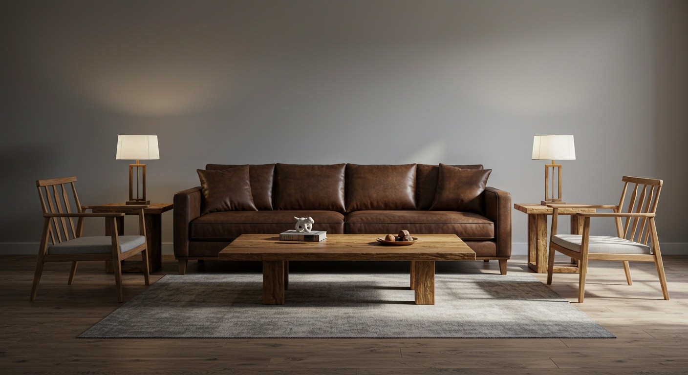 Мебель из массива для гостиной витрины