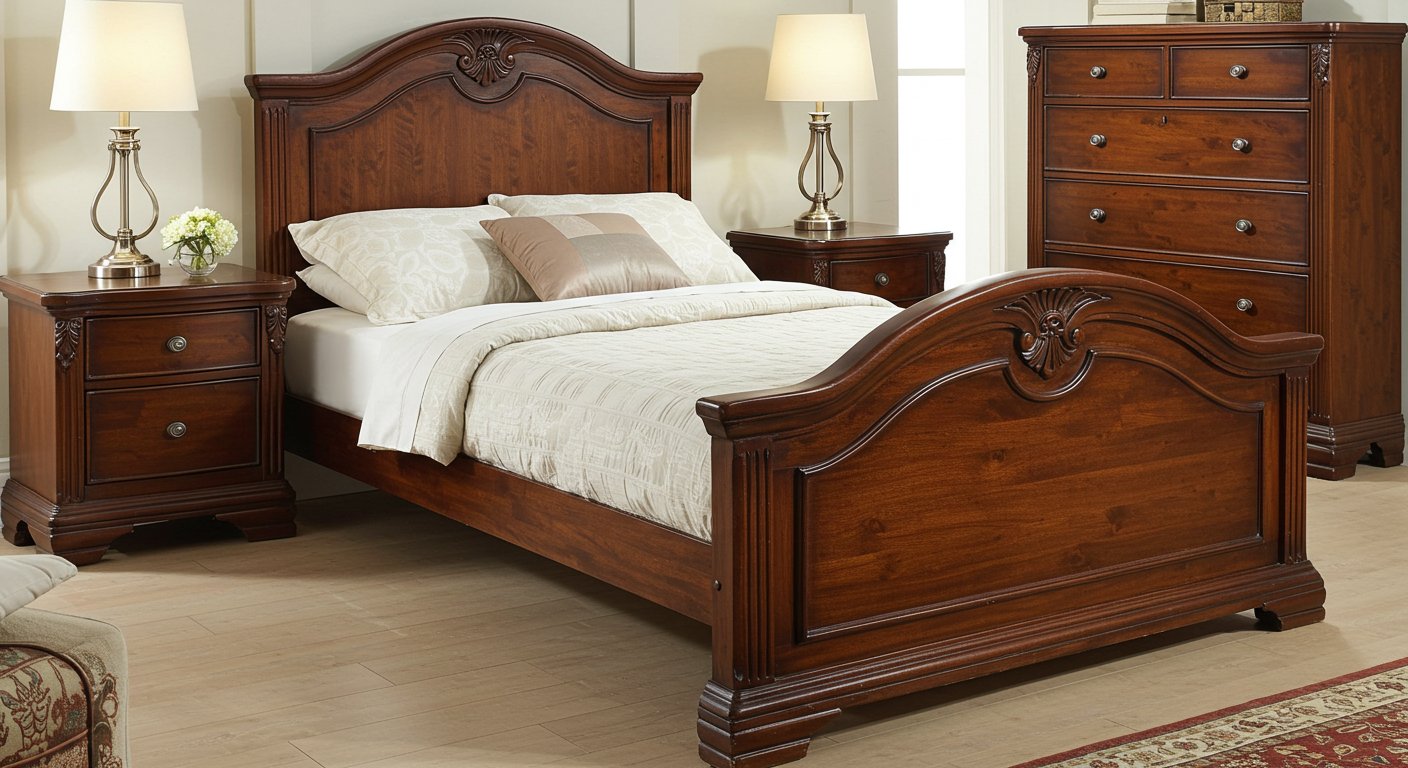 Мебель из массива для спальни кровати