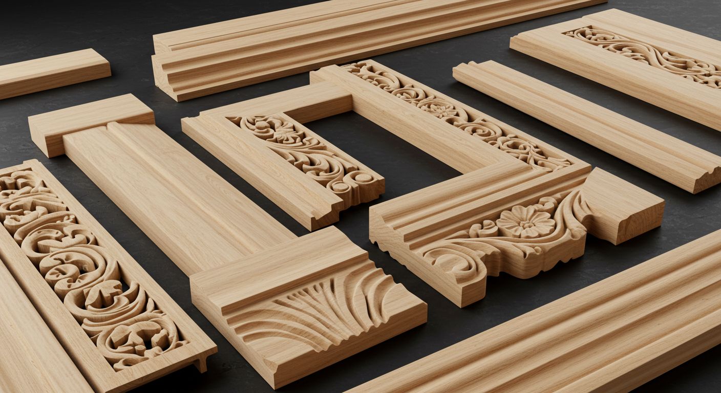 Декоративные элементы из дерева для оконных наличников