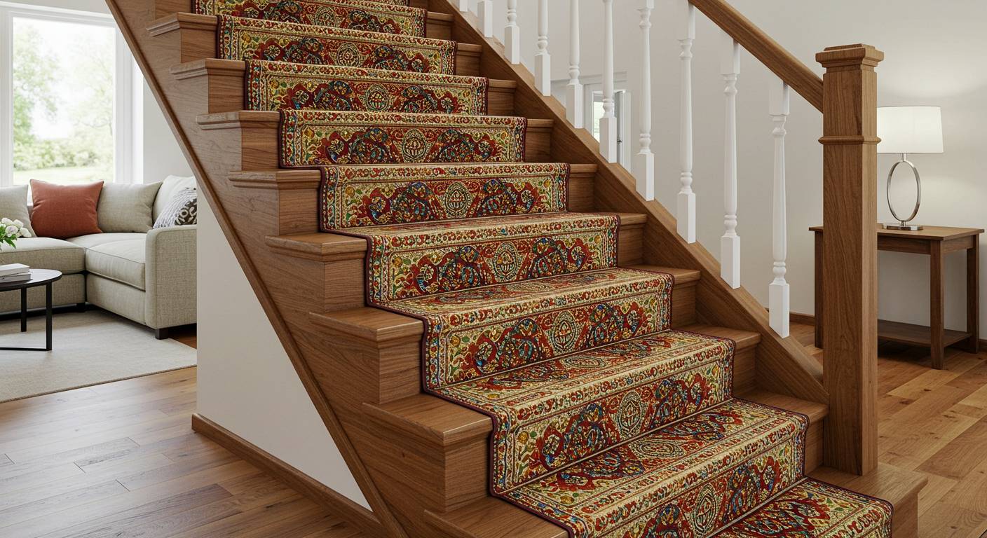 Декоративная отделка деревянной лестницы