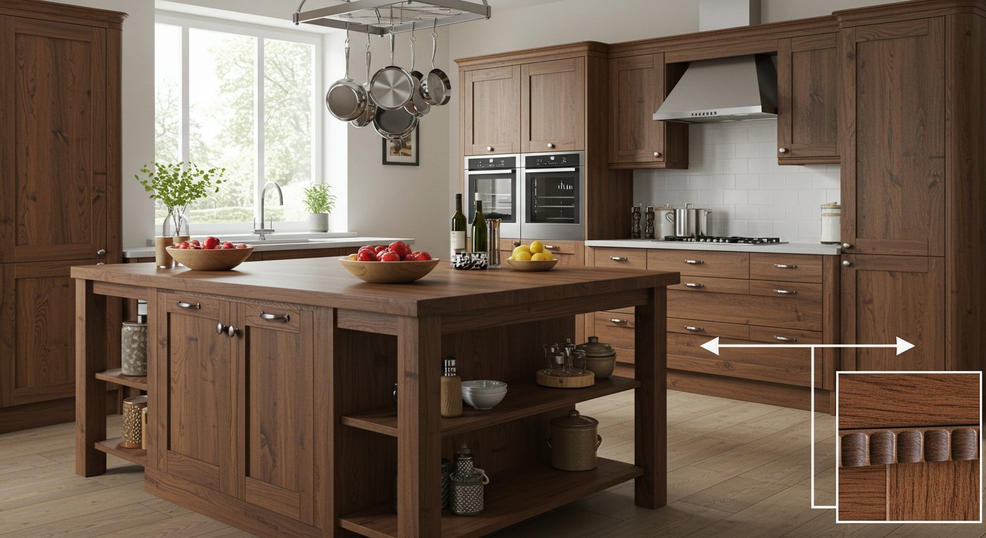 Кухонный гарнитур из массива дерева