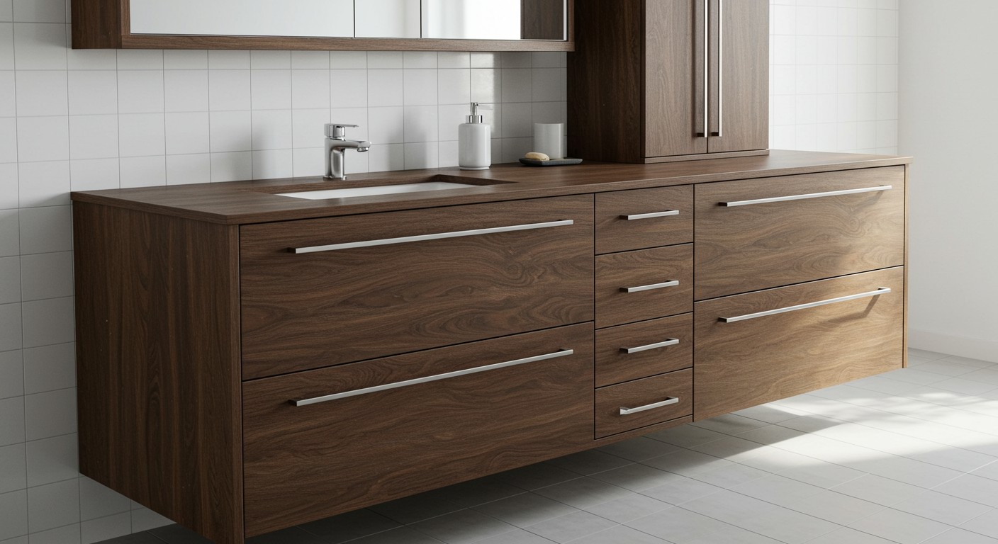 Мебель из массива для ванной пеналы