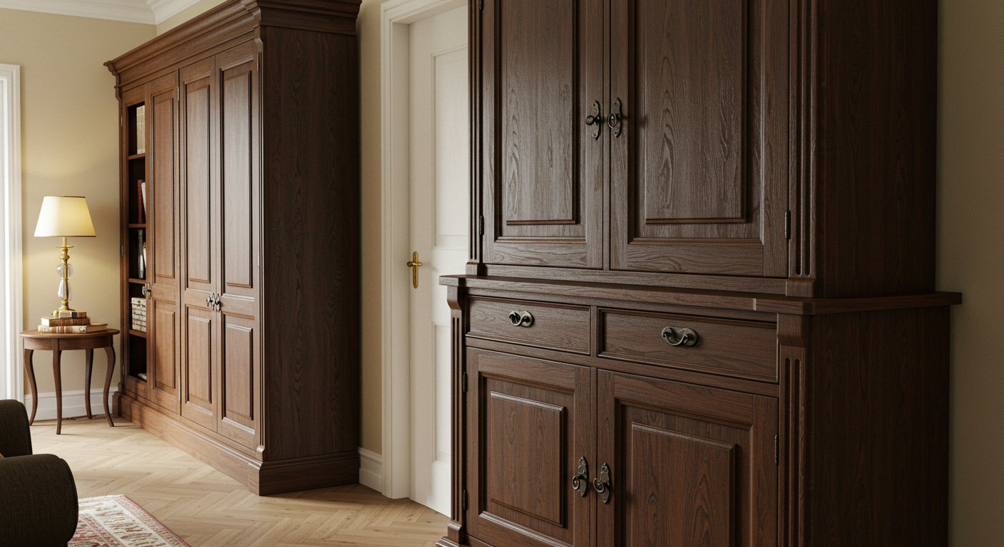 Мебель из массива для прихожей шкафы