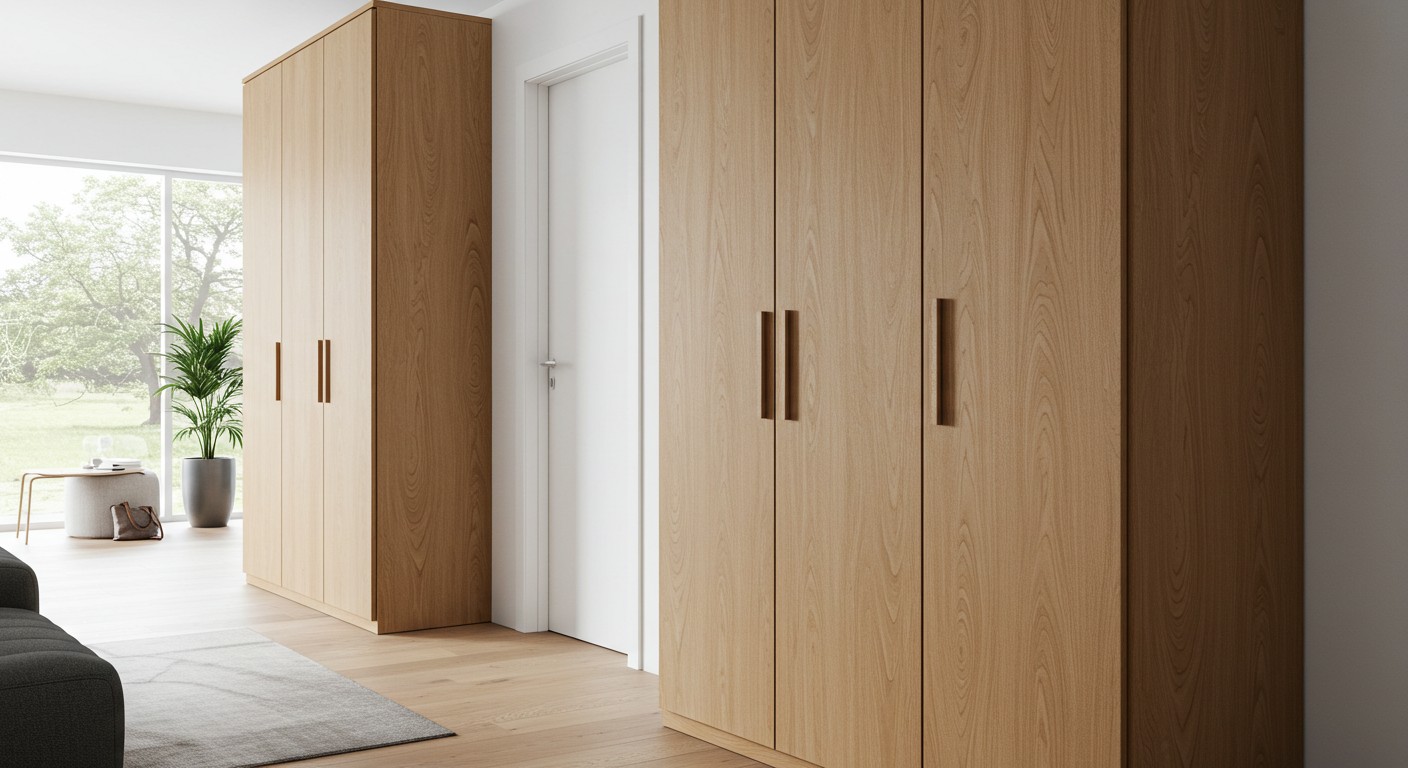 Шкаф из массива для прихожей