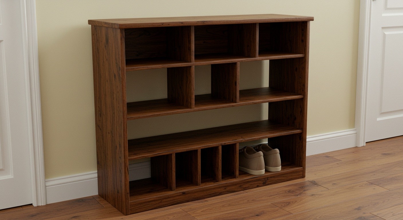 Мебель из массива для прихожей обувницы