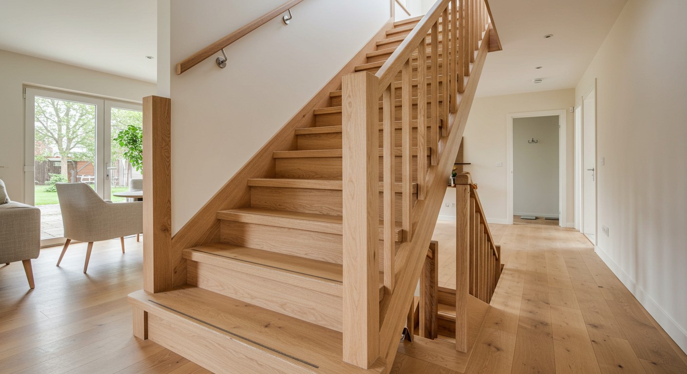 Индивидуальный проект деревянной лестницы