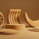 Декоративные элементы из дерева из MDF гладкой