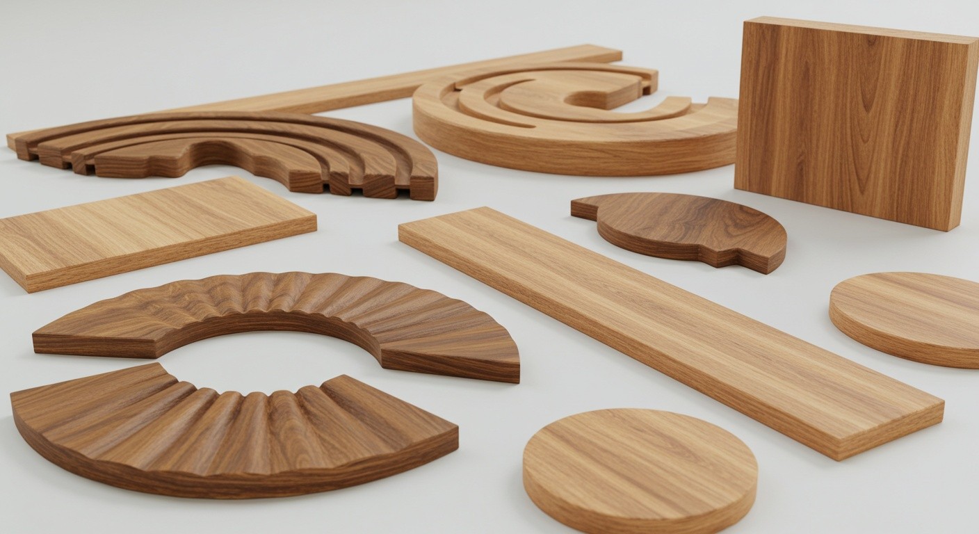 Декоративные элементы из гладкого MDF