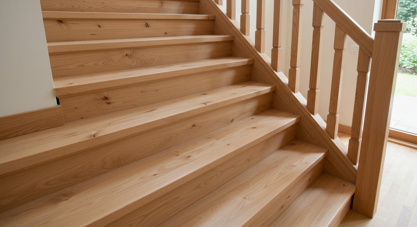 Лестница из лиственницы