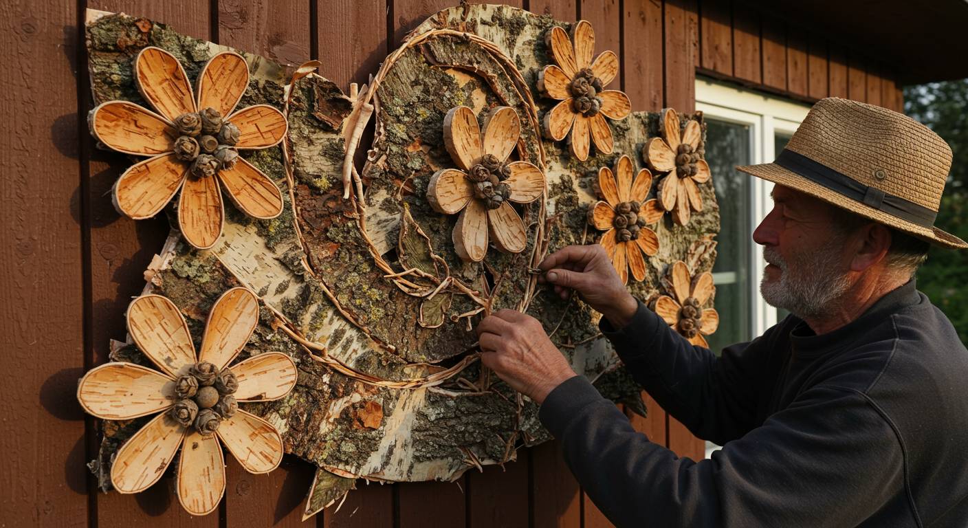 Изготовление декора из березы для экстерьера