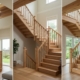 Выбор стиля оформления деревянной лестницы