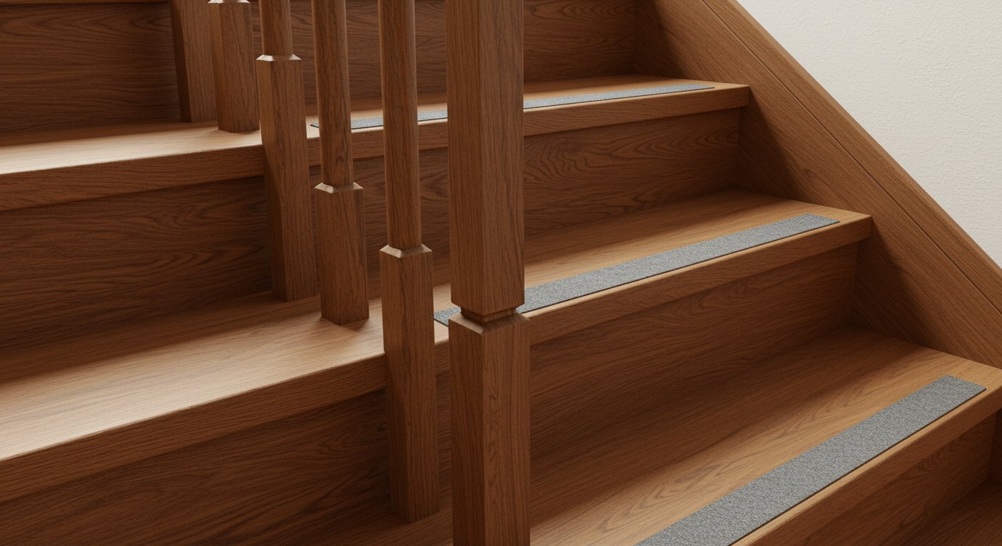 Элементы безопасности деревянной лестницы