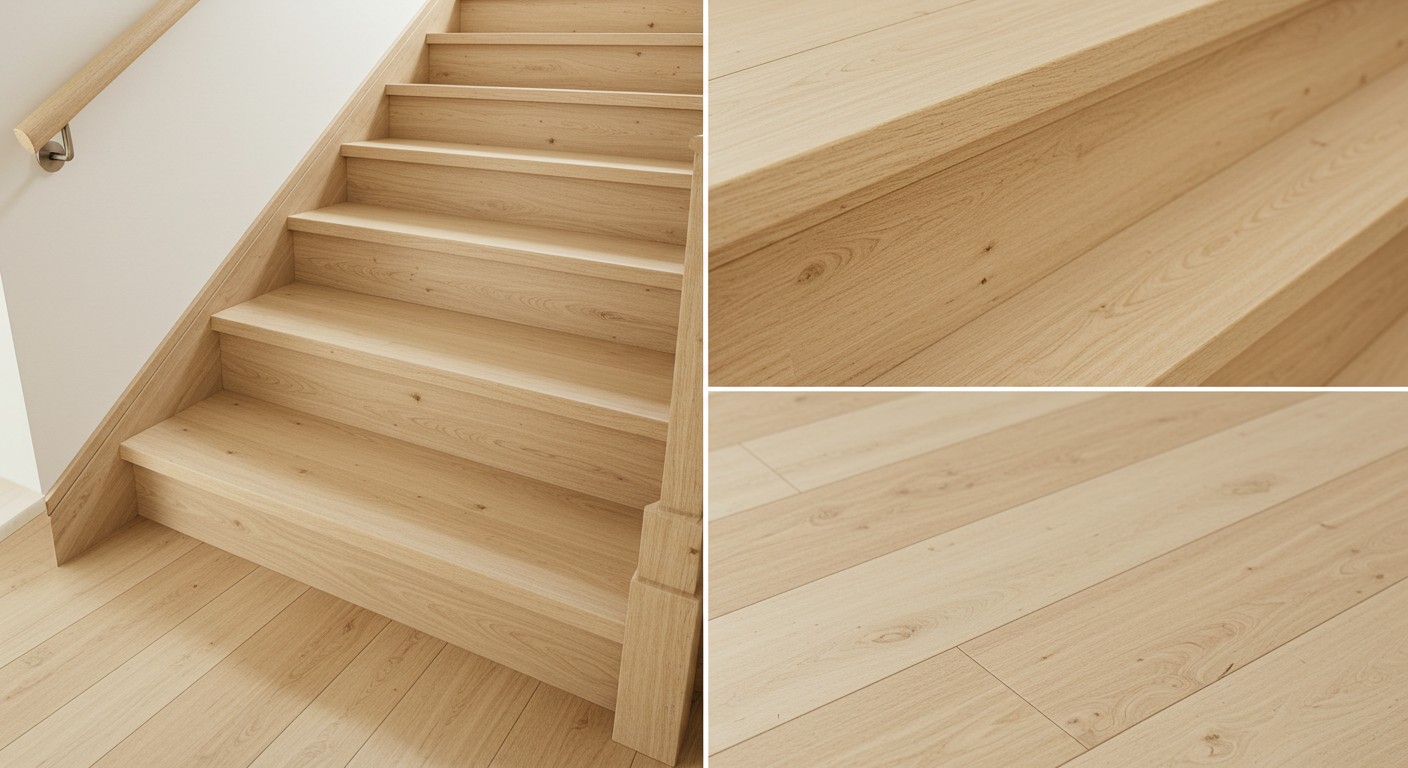 Лестница из тополя