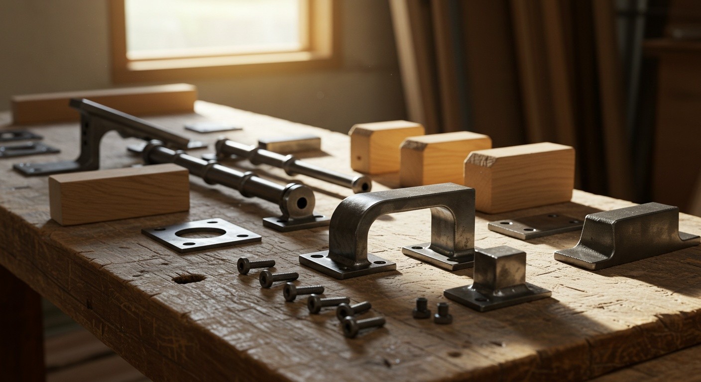 Фурнитура для деревянной лестницы