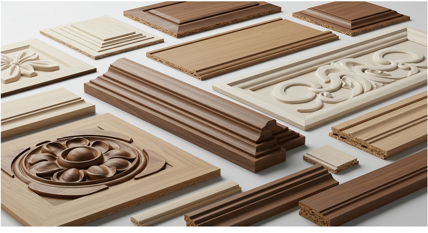 Декоративные элементы из дерева из MDF