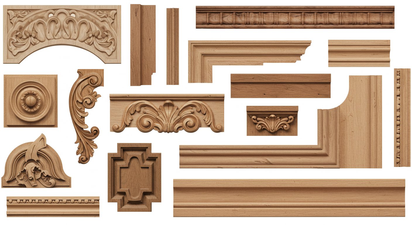 Декоративные элементы из MDF