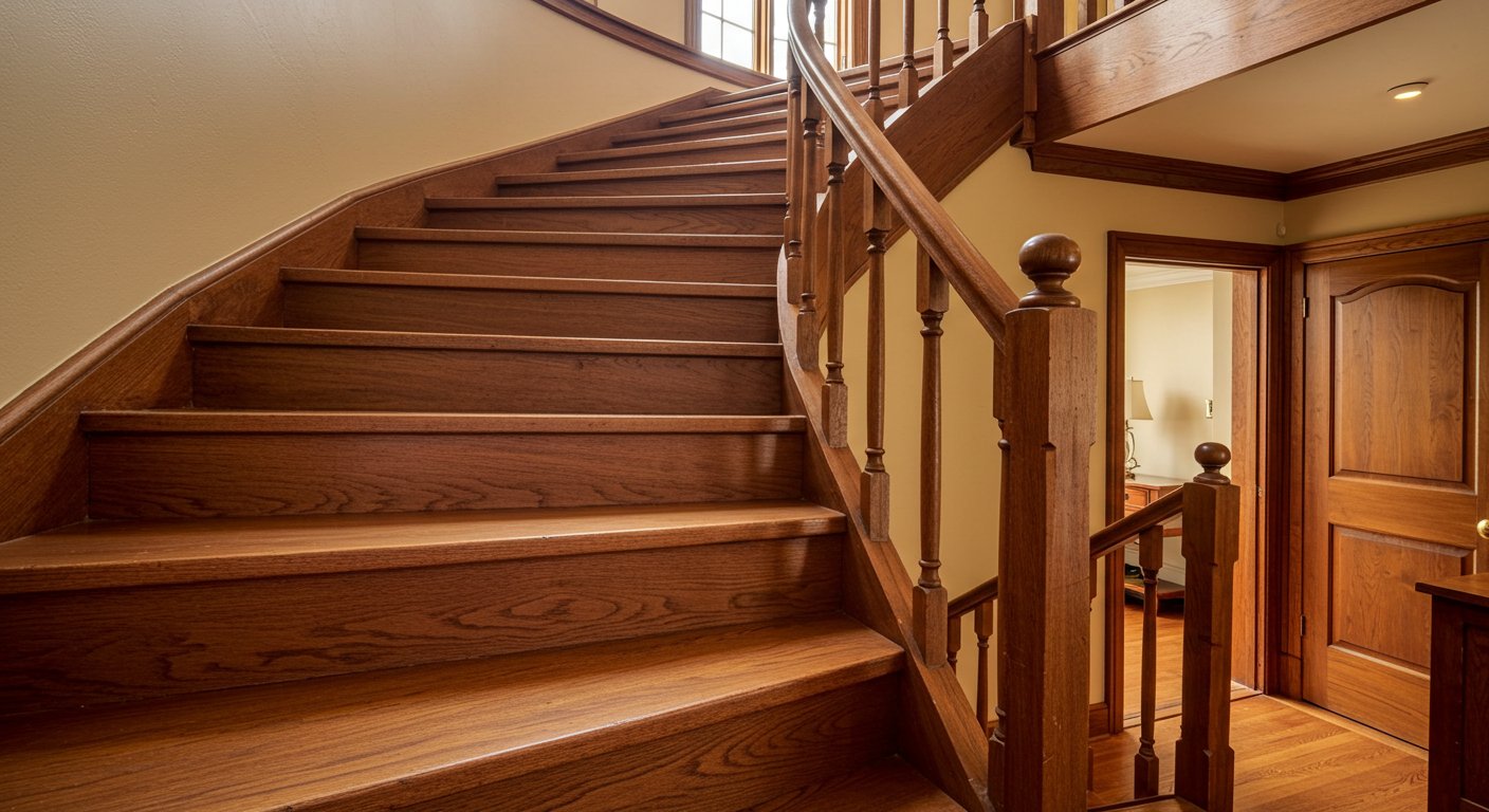 Проектирование деревянной лестницы