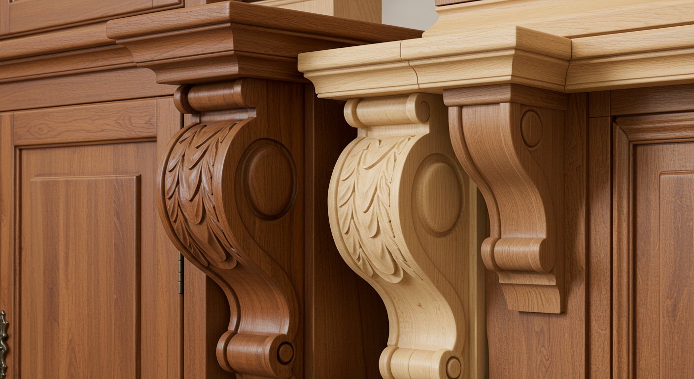 Декоративные элементы из дерева интерьерные для мебели
