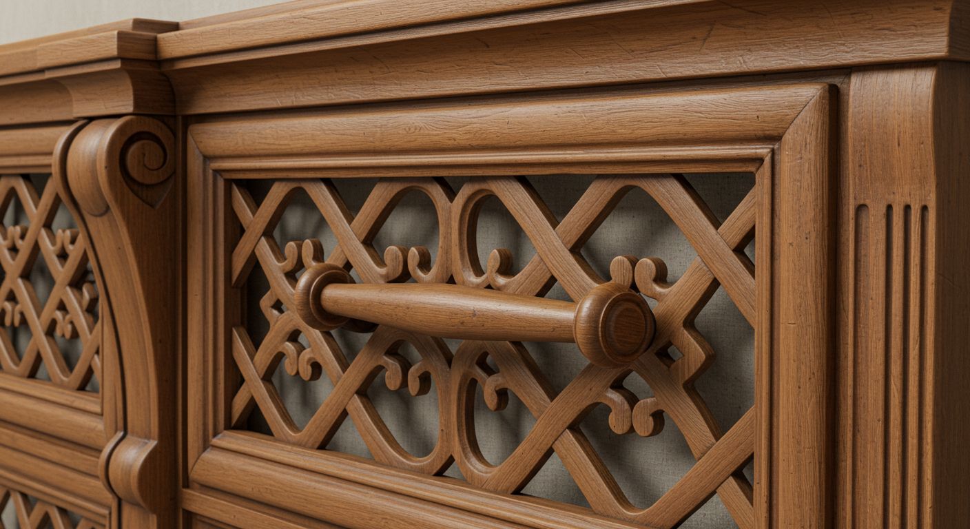 Декоративные элементы из дерева для мебели
