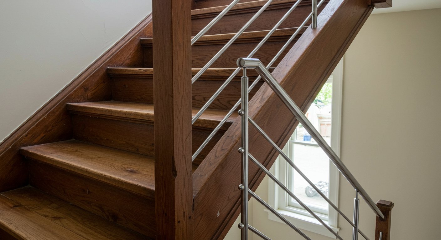 Модернизация старых деревянных лестниц