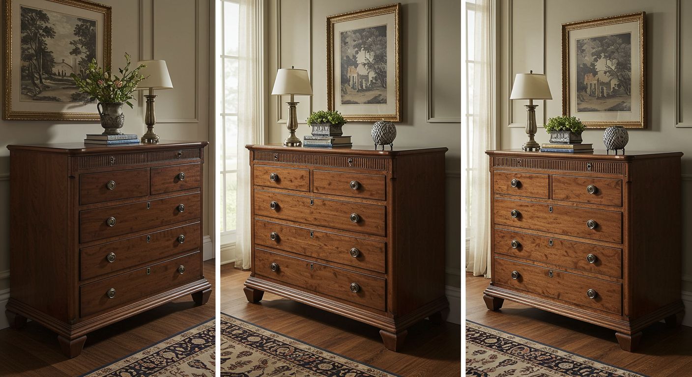 Элитный комод из натурального дерева