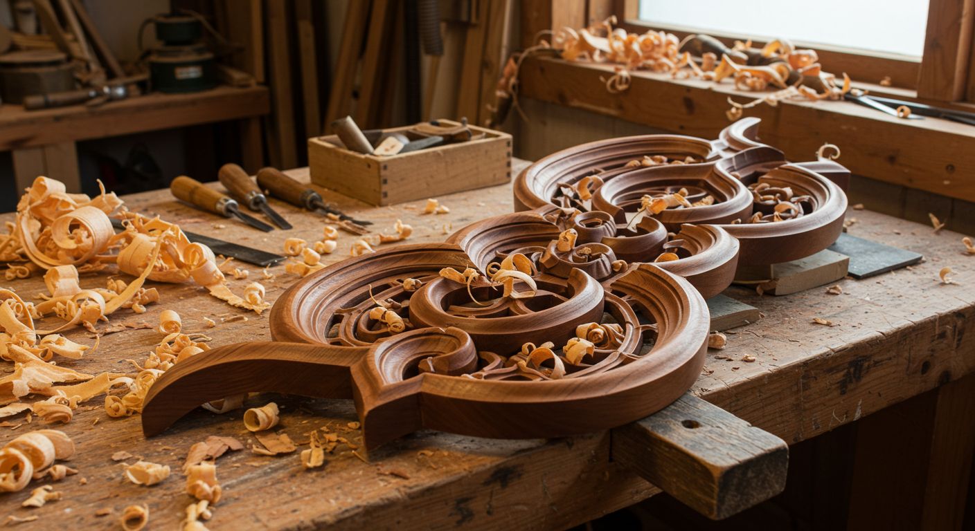 Элитный деревянный декор