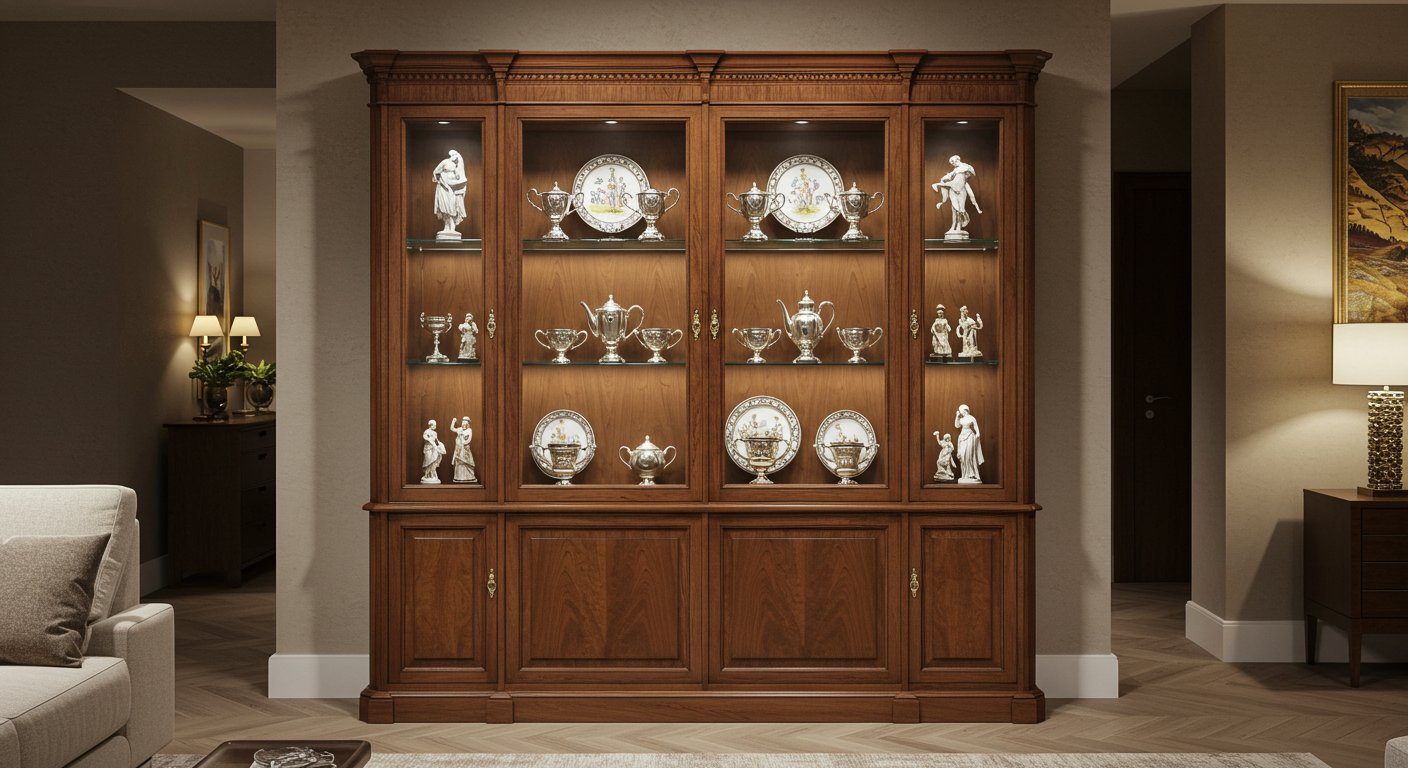 Корпусная мебель класса люкс витрины