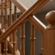 Точеные перила для деревянных лестниц