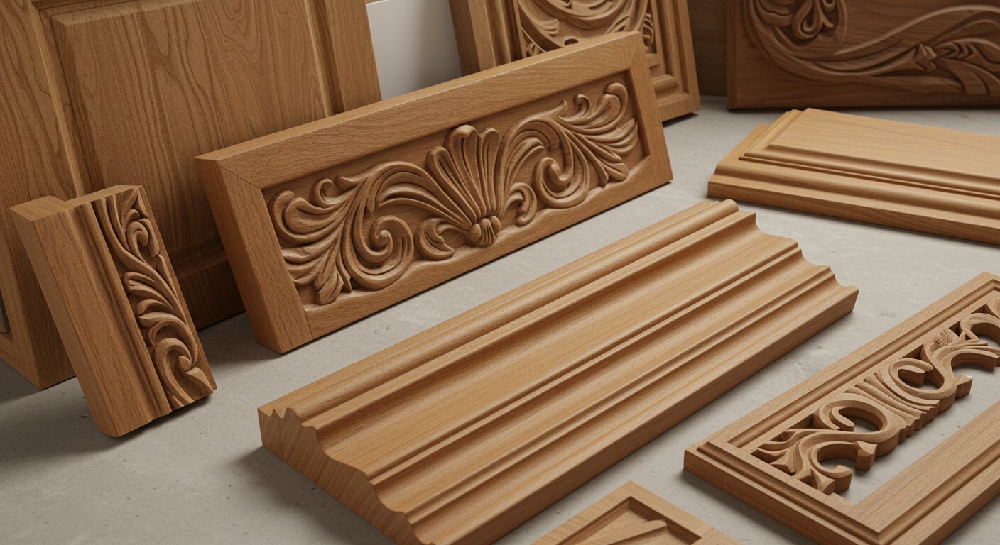 Декоративные элементы из дерева премиум качества интерьерные