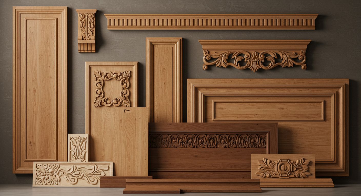 Премиальные интерьерные деревянные элементы