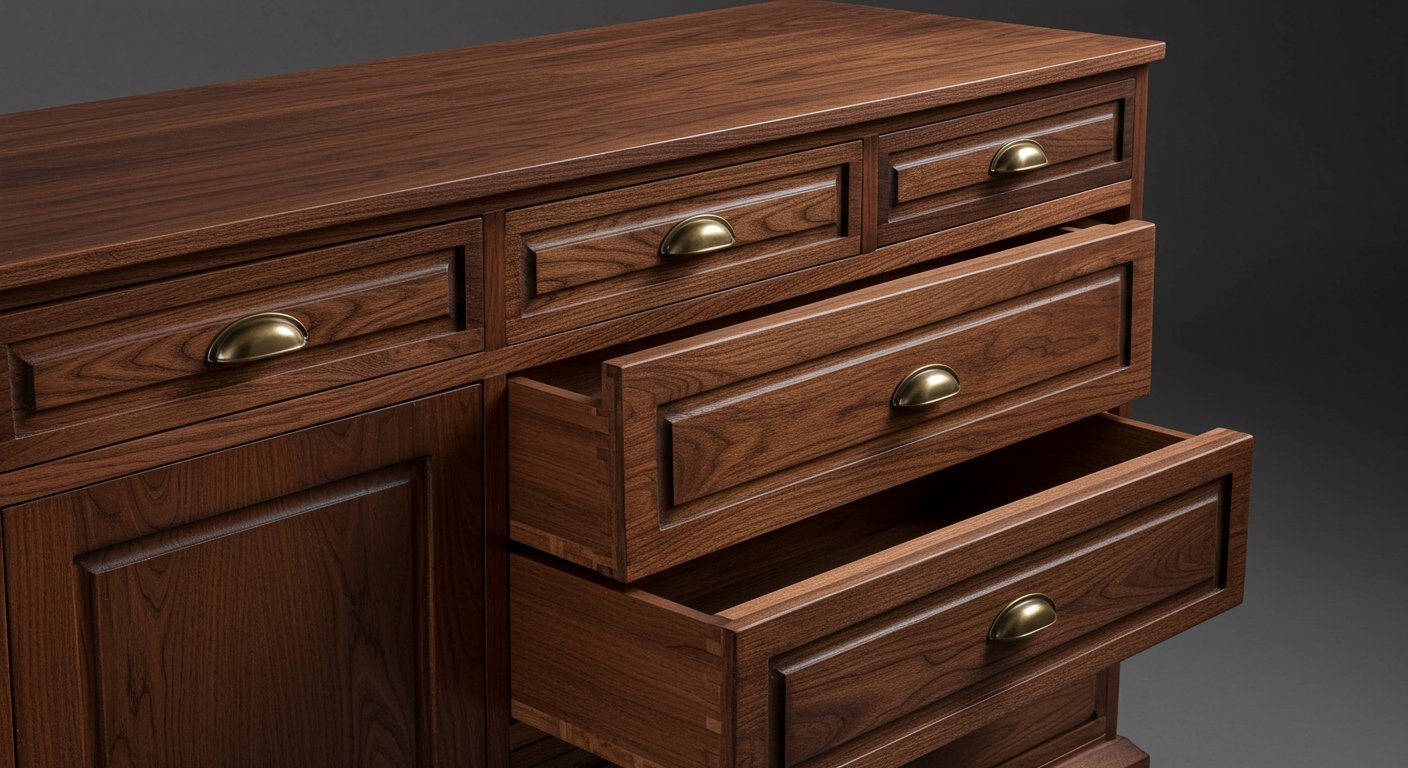 Комод ручной работы из натурального дерева