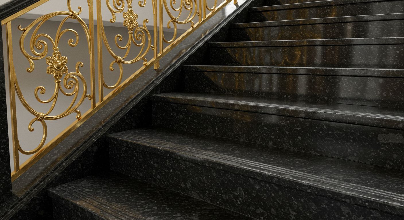 Элитная деревянная лестница с эксклюзивной отделкой