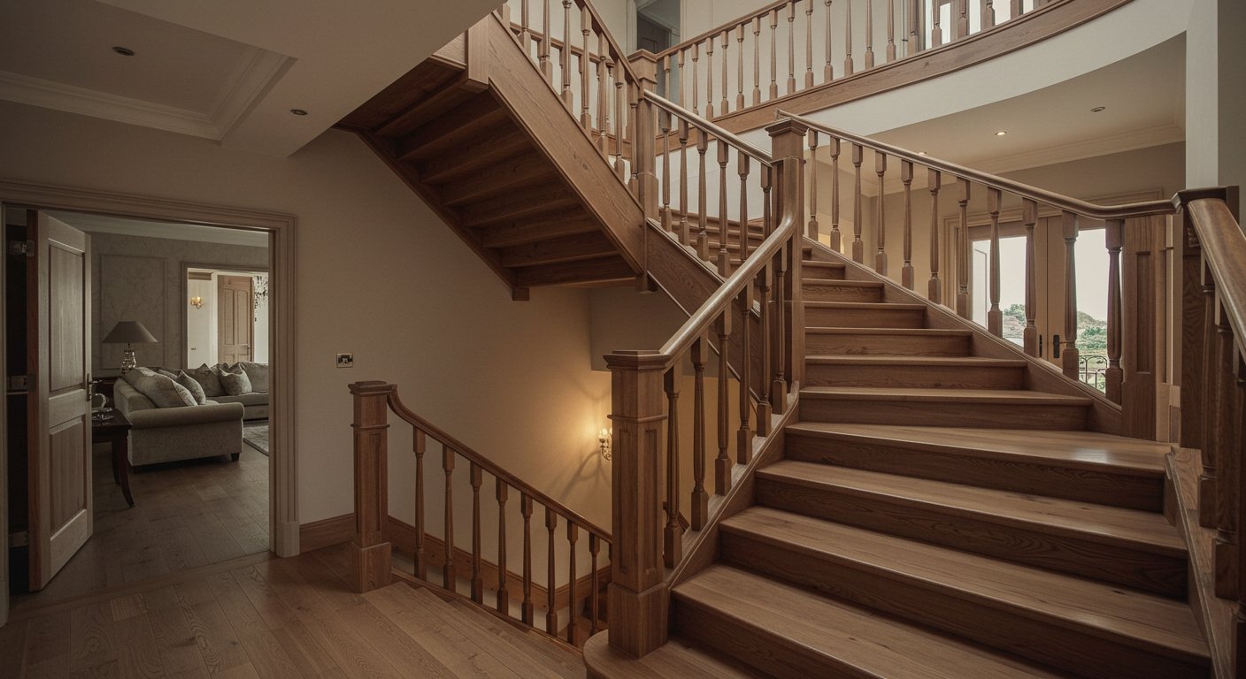 Индивидуальные лестницы для частных домов