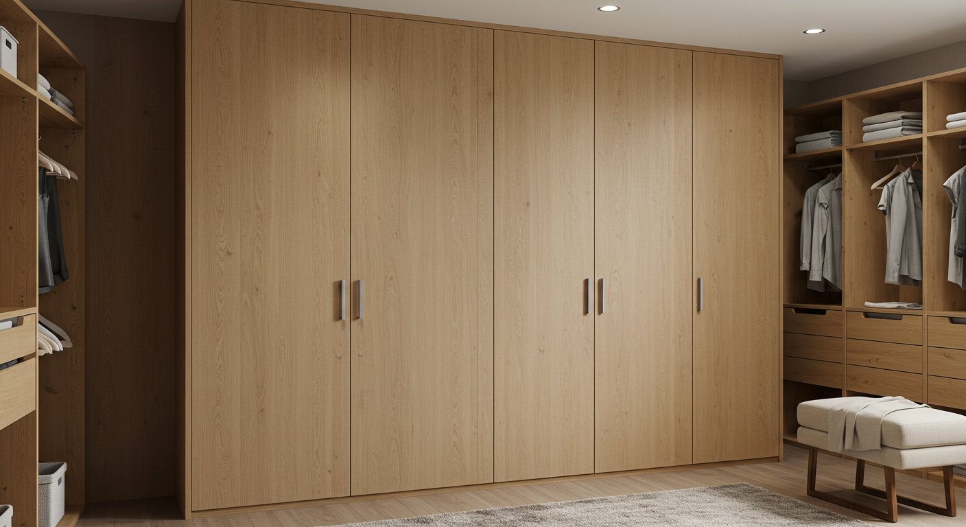 Шкафы для одежды из массива