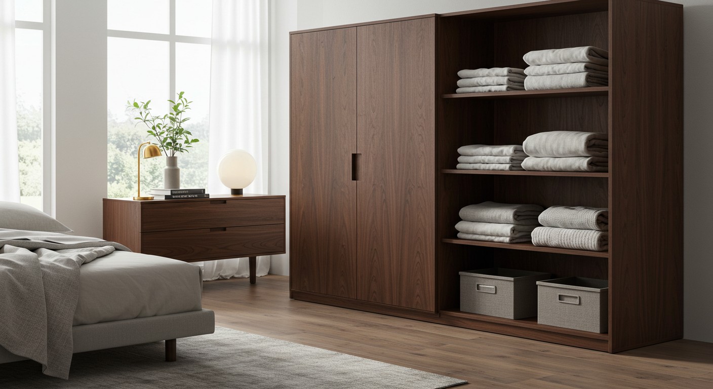 Стеллаж для спальни Стеллаж для спальни