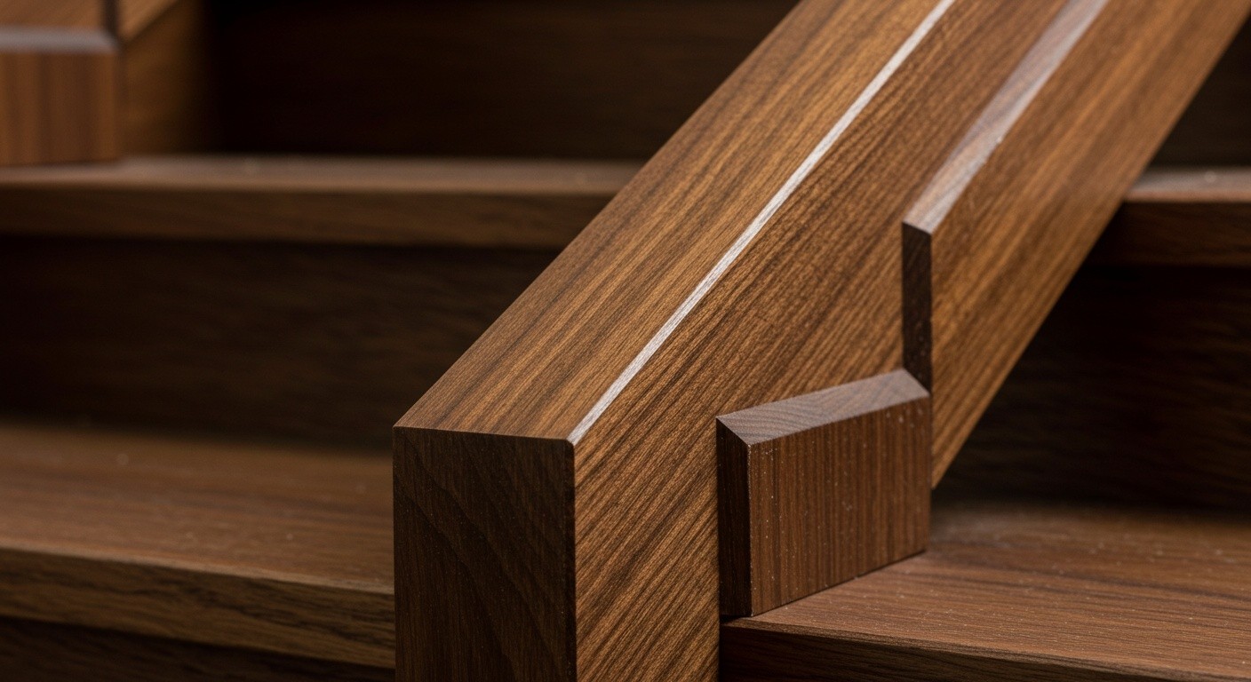 Декоративные элементы из дерева ламинированные для лестниц