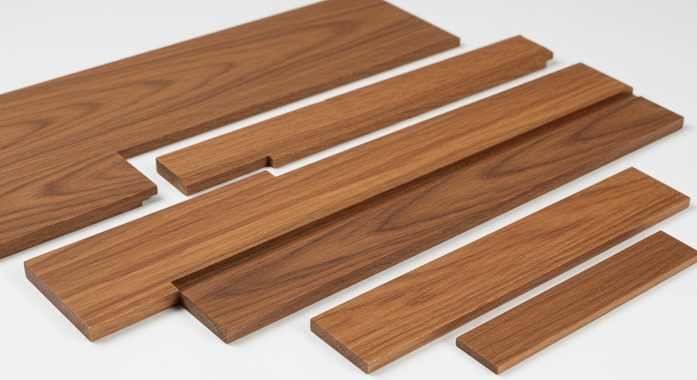 Ламинированные декоративные элементы для лестниц