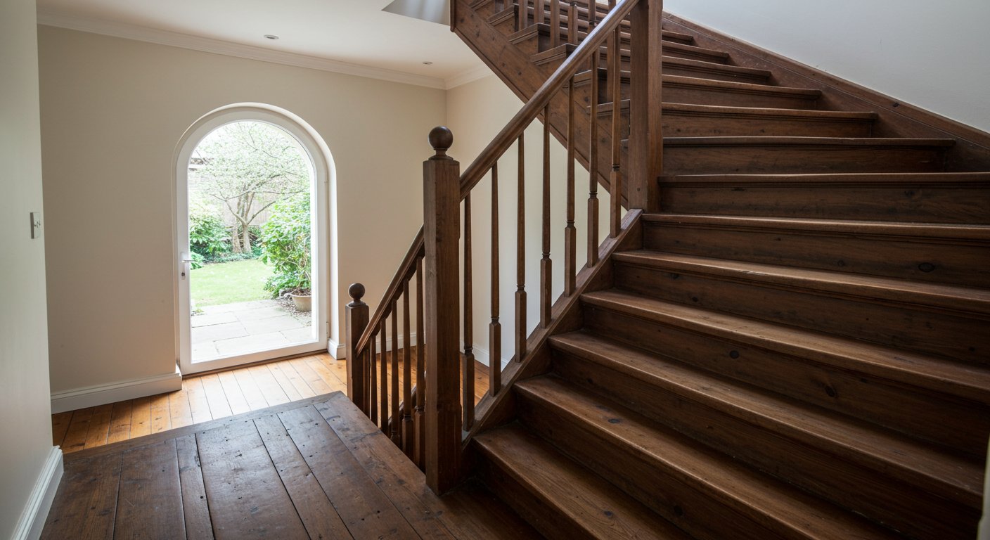 Лестницы из твердых пород дерева для частого использования