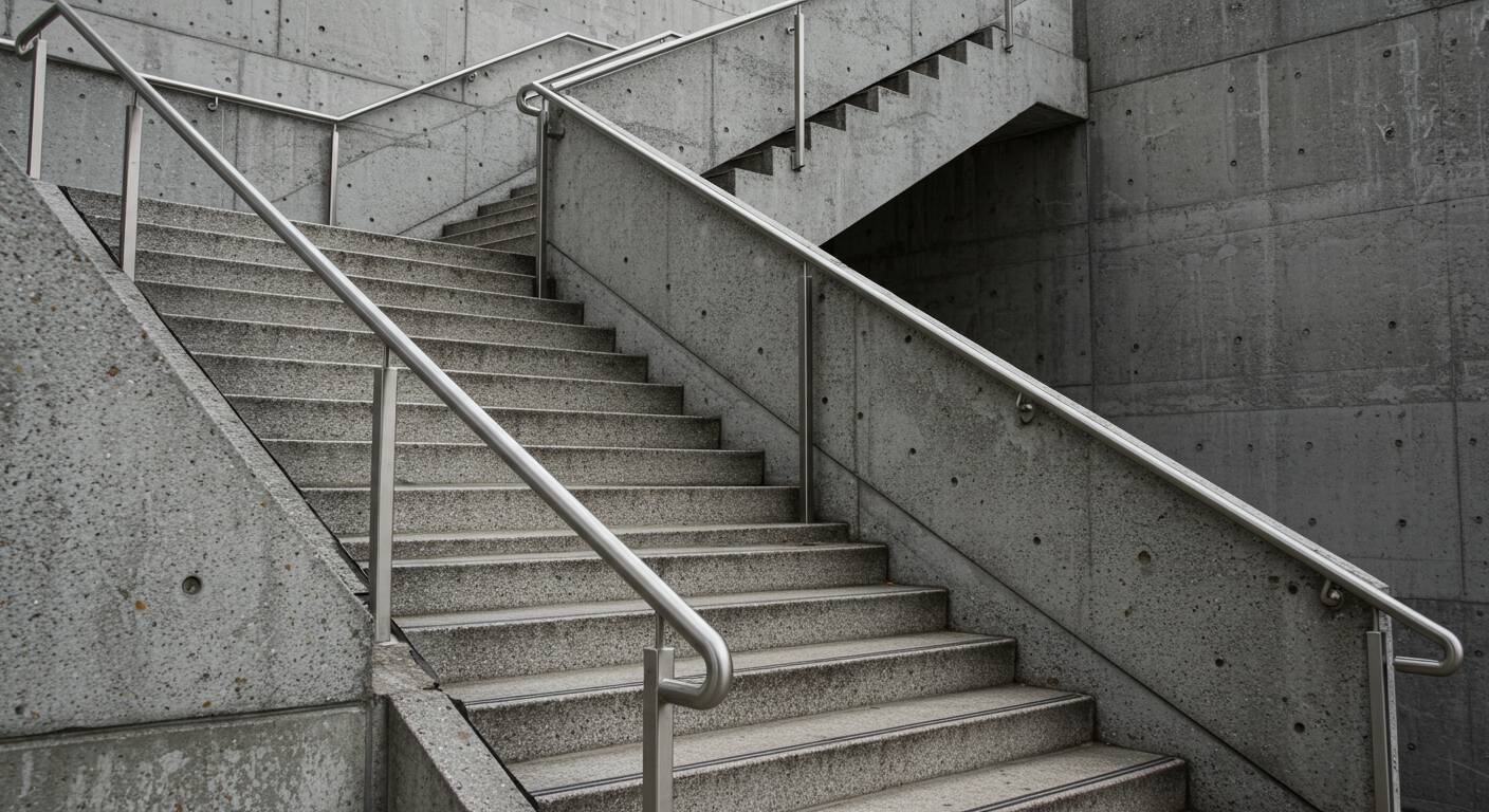 Элитная лестница с усиленной конструкцией