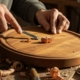 Изготовление декора из дерева овальной формы